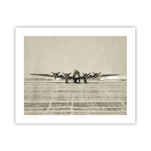 Poster - Wie immer bereit - 50x40 cm