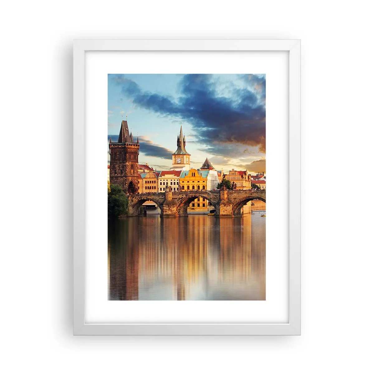 Poster in einem weißen Rahmen - Schön seit Ewigkeiten - 30x40 cm