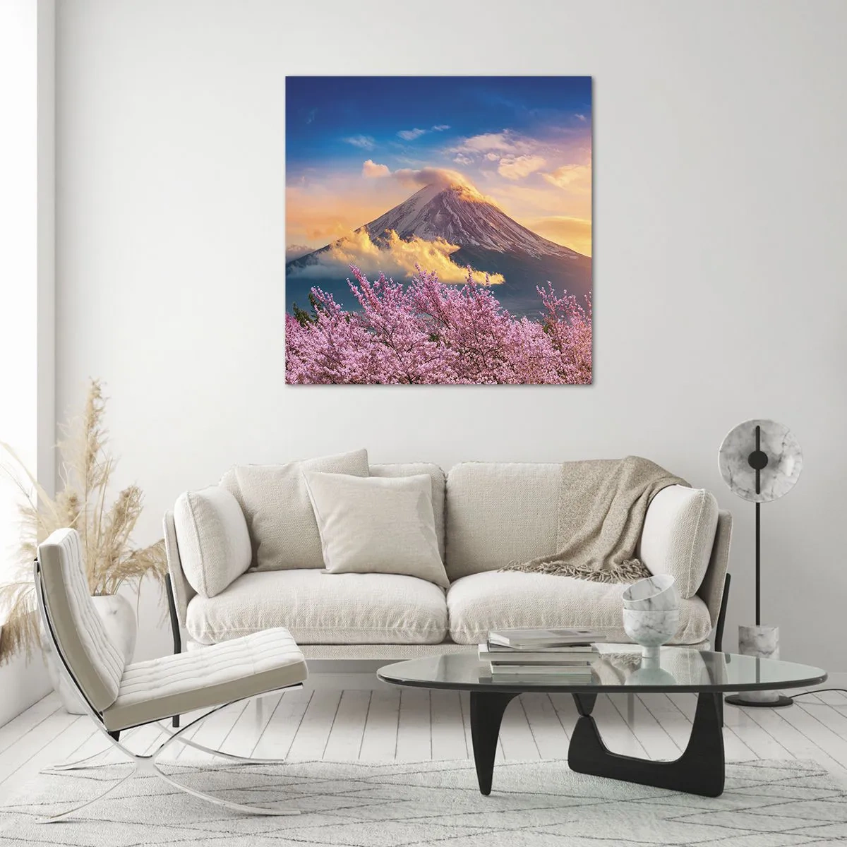 Glasbild - Bild auf glas - Japanische Heiligkeit - 70x70 cm