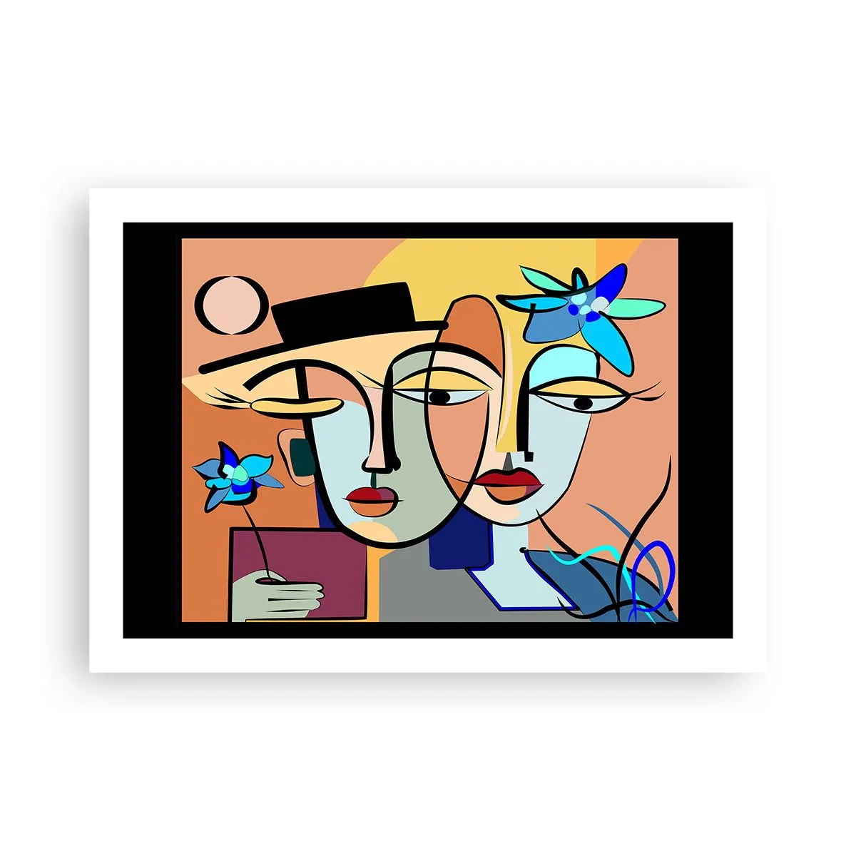 Poster - Picassos randez vous - 70x50 cm