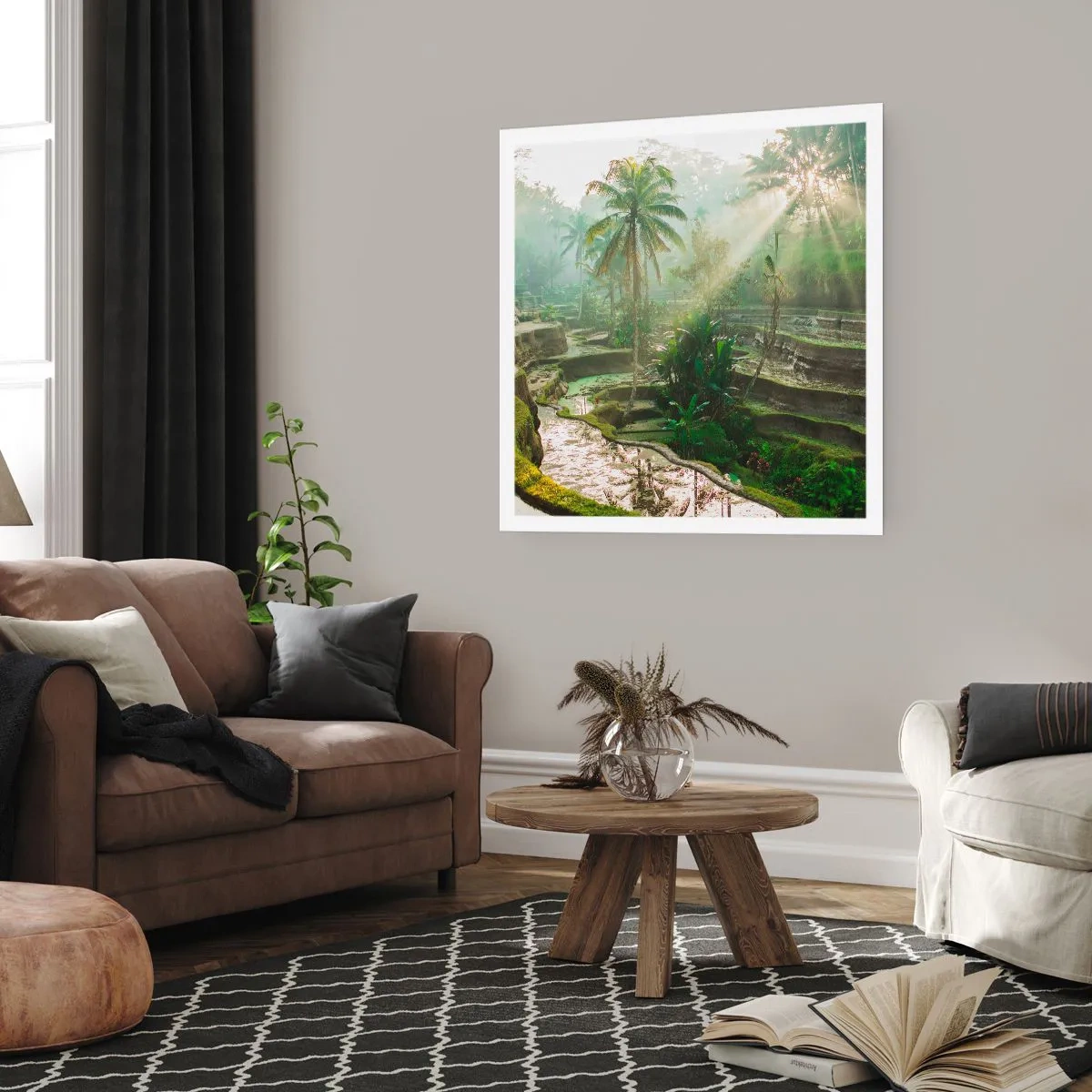 Poster - In der Sonne aufwachsen - 30x30 cm