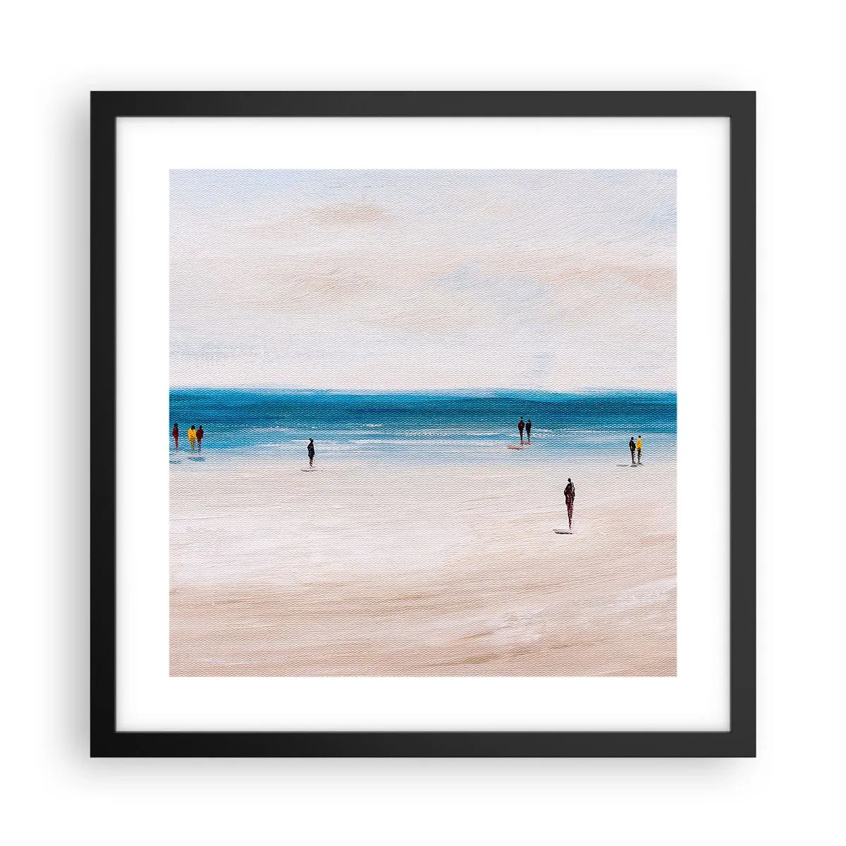 Poster in einem schwarzem Rahmen - Natürliches Bedürfnis - 40x40 cm