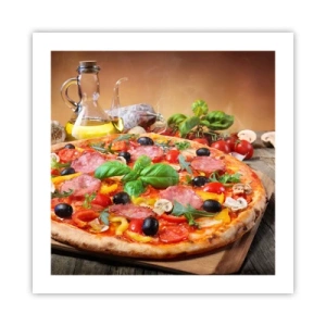 Poster - Mit echtem italienischem Flair - 50x50 cm