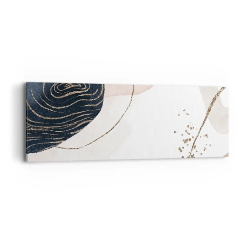 Bild auf Leinwand - Leinwandbild - Alles fließt - 90x30 cm