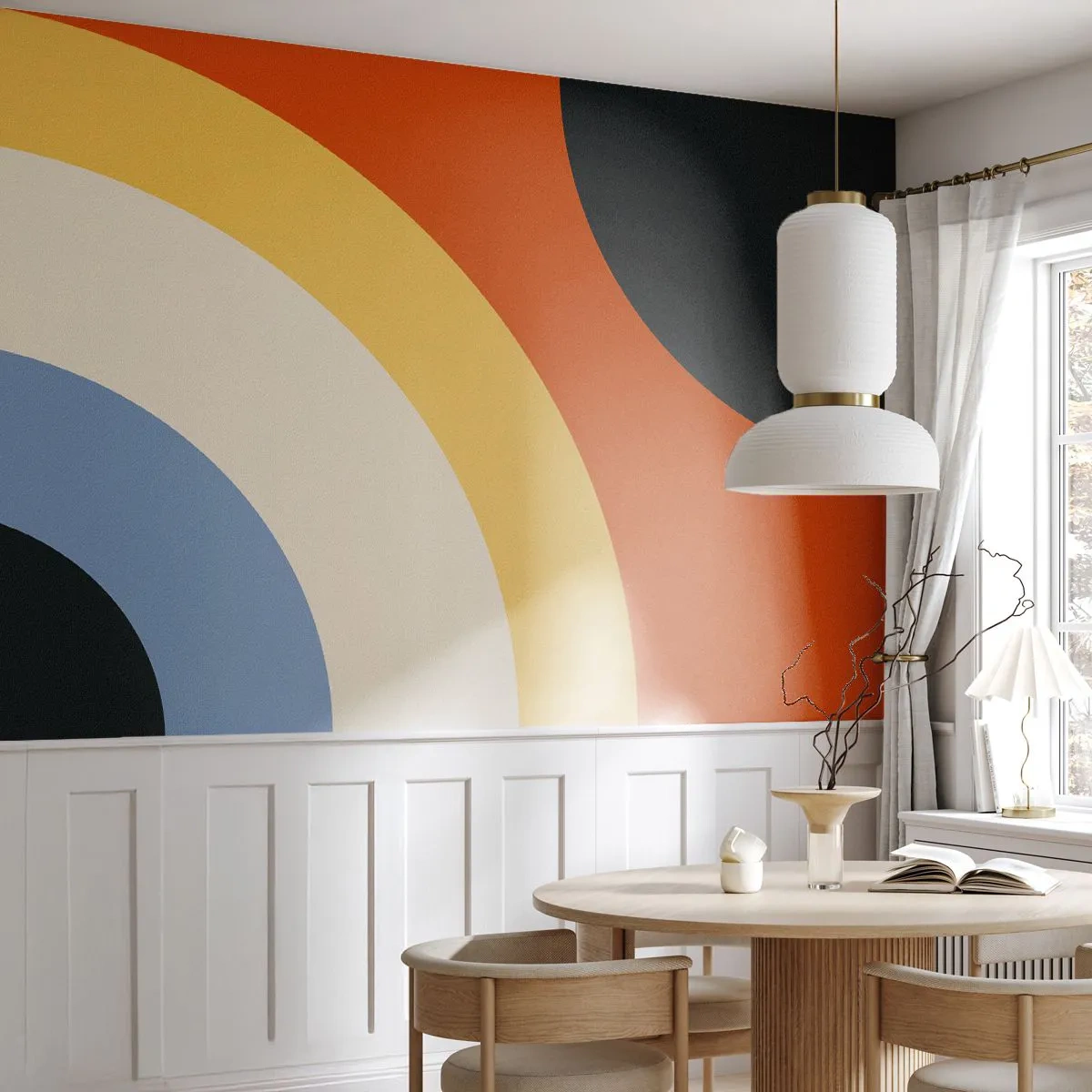 Fototapete Standard Eco - Zu mir selbst - Abstraktion, Stück, Moderne Kunst - 400x280 cm