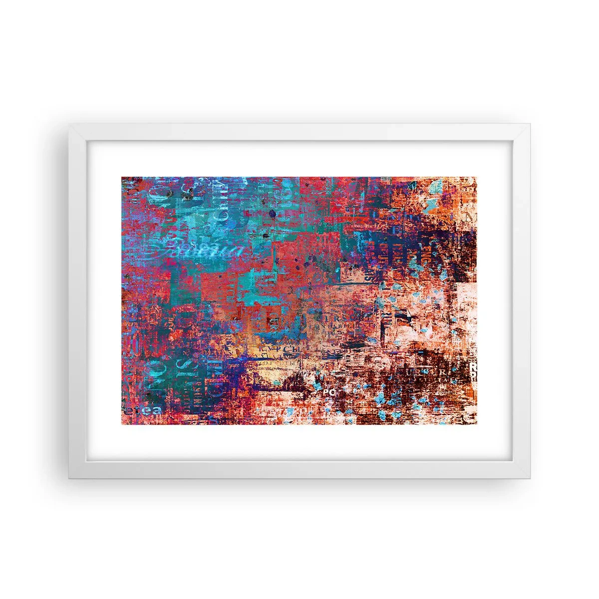 Poster in einem weißen Rahmen - Erinnerung und Vergessen - 40x30 cm