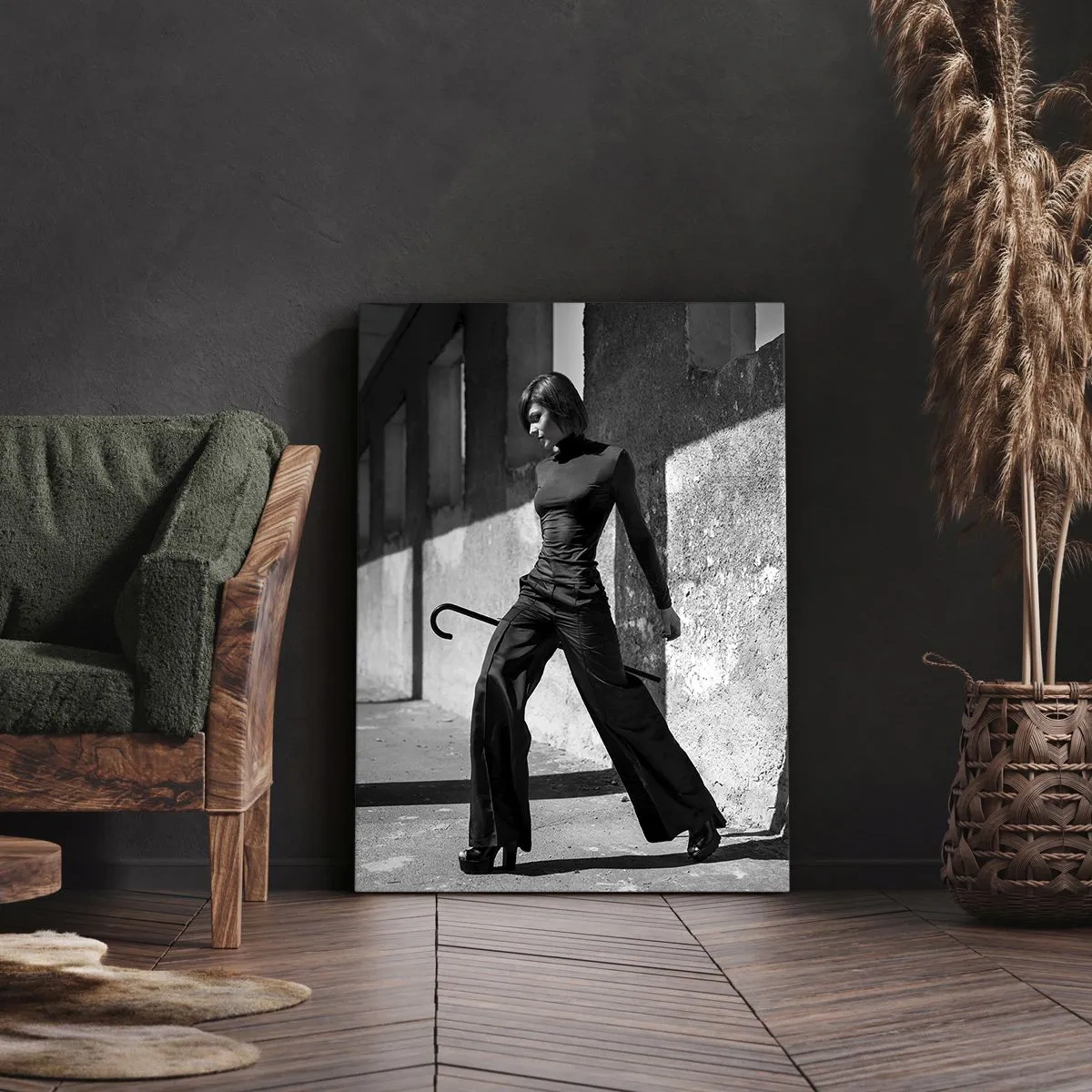 Bild auf Leinwand - Leinwandbild - Urbane Eleganz - 45x80 cm