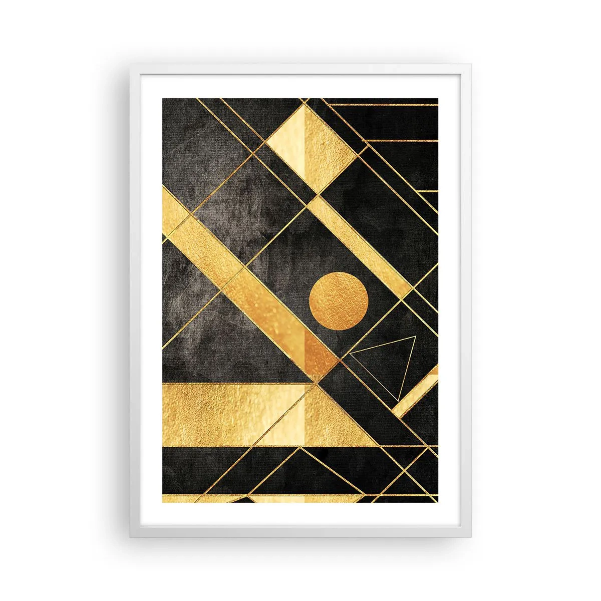 Poster in einem weißen Rahmen - Die Sonne der Wüste - 50x70 cm