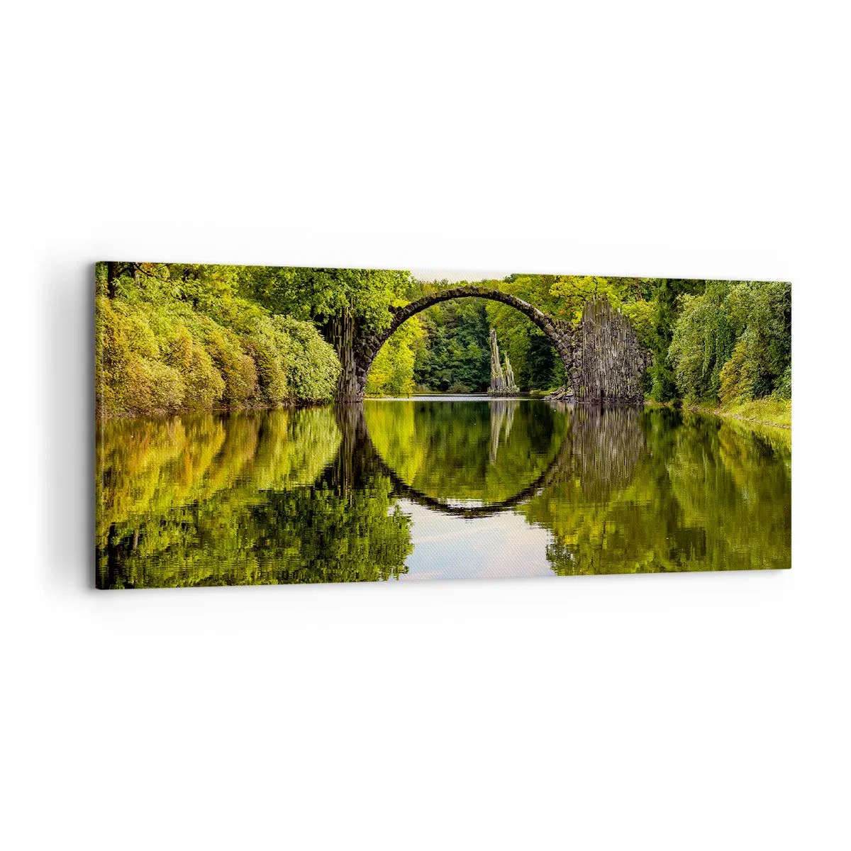 Bild auf Leinwand - Leinwandbild - An der Kreuzung zweier Welten - 100x40 cm