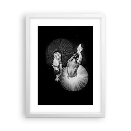 Poster in einem weißen Rahmen - Jin und Jang – perfekte Balance - 30x40 cm