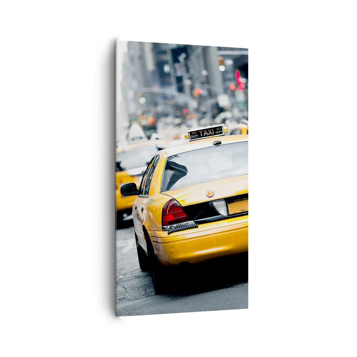 Bild auf Leinwand - Leinwandbild - Nur in dieser Stadt - 65x120 cm