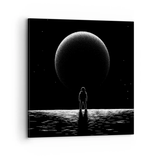 Bild auf Leinwand - Leinwandbild - Angesicht zu Angesicht - 70x70 cm