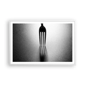 Poster in einem weißen Rahmen - Licht und Schatten - 91x61 cm