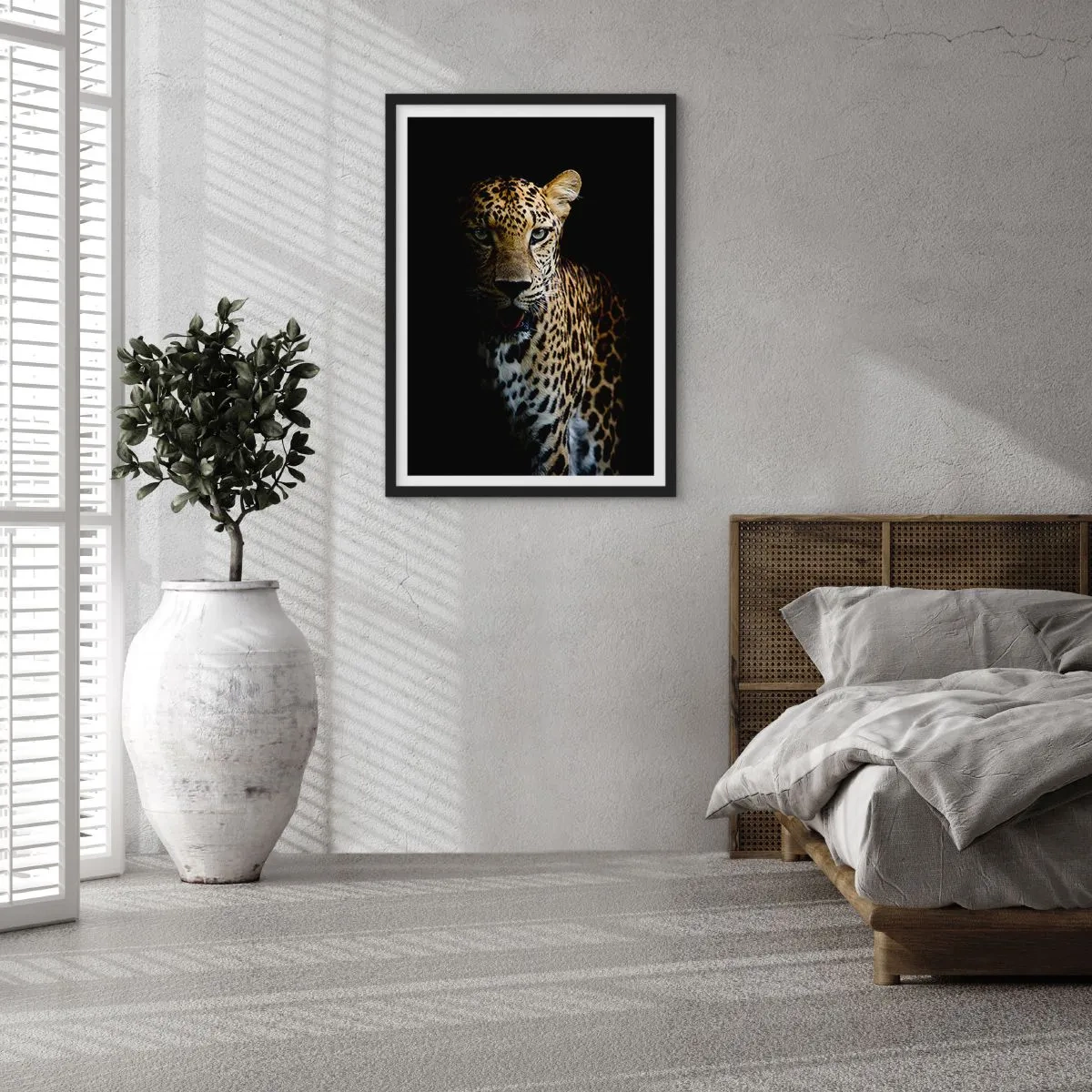 Poster in einem schwarzem Rahmen - Dunkle Schönheit - 70x100 cm