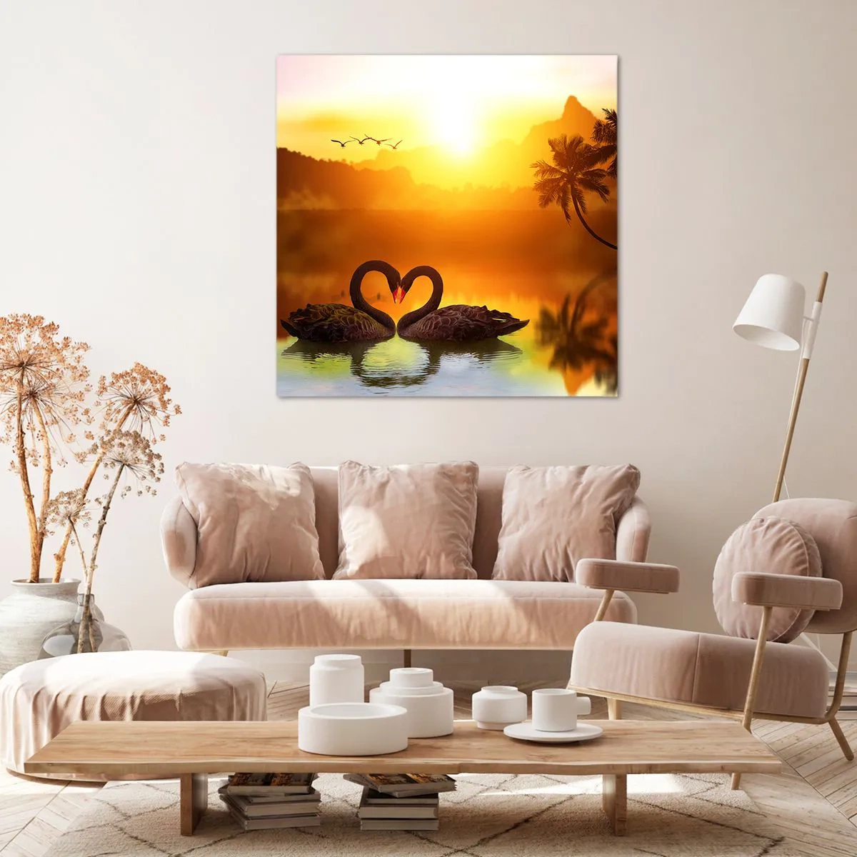 Bild auf Leinwand - Leinwandbild - Alles passt zusammen - 70x70 cm