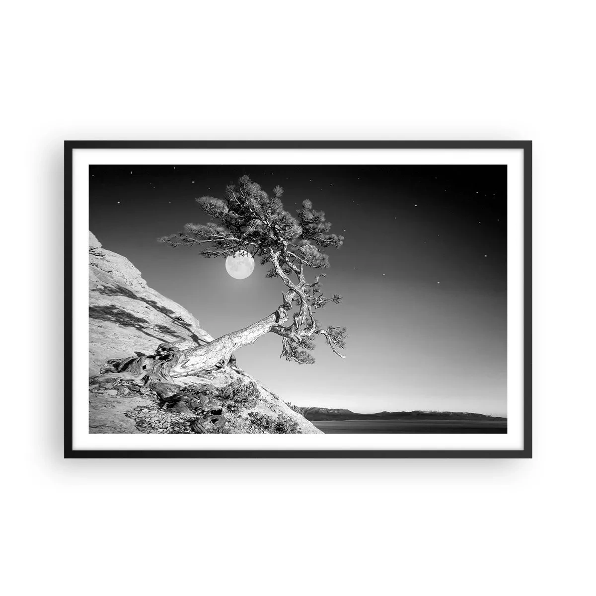 Poster in einem schwarzem Rahmen - Siegreiche Kämpferin - 91x61 cm