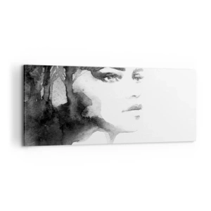 Bild auf Leinwand - Leinwandbild - Aus Geheimnis und Nebel - 100x40 cm