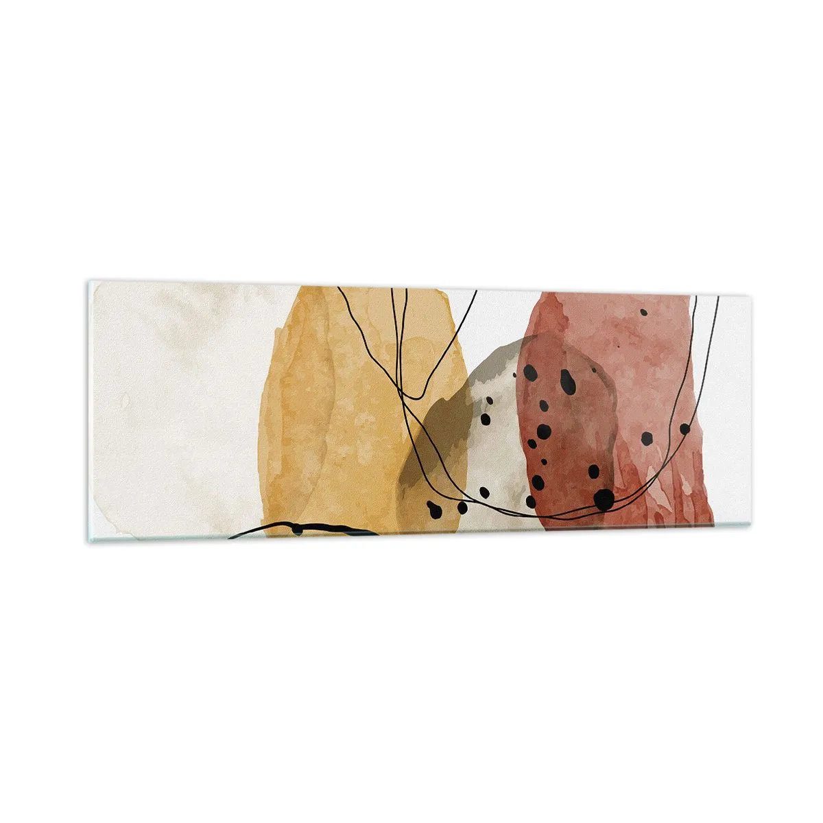 Glasbild - Bild auf glas - Wie leichte, transparente Luft - 90x30 cm