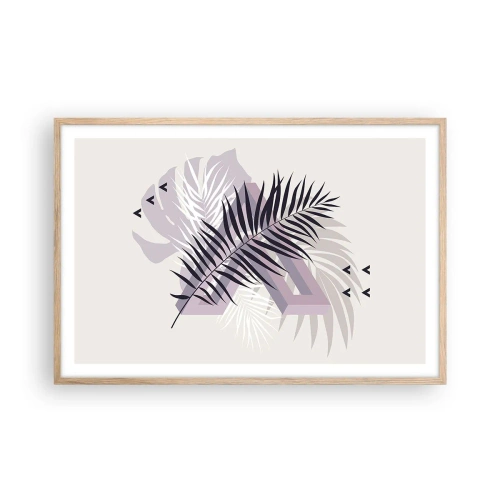 Poster in einem Rahmen aus heller Eiche - Der Schatten des Schattens - 91x61 cm