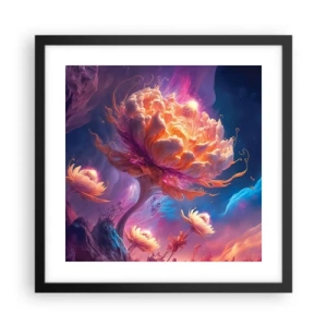 Poster in einem schwarzem Rahmen - Andere Welt - 40x40 cm