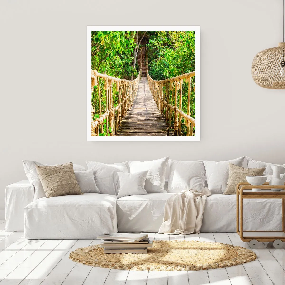 Poster - Im Grünen ausgesetzt - 60x60 cm