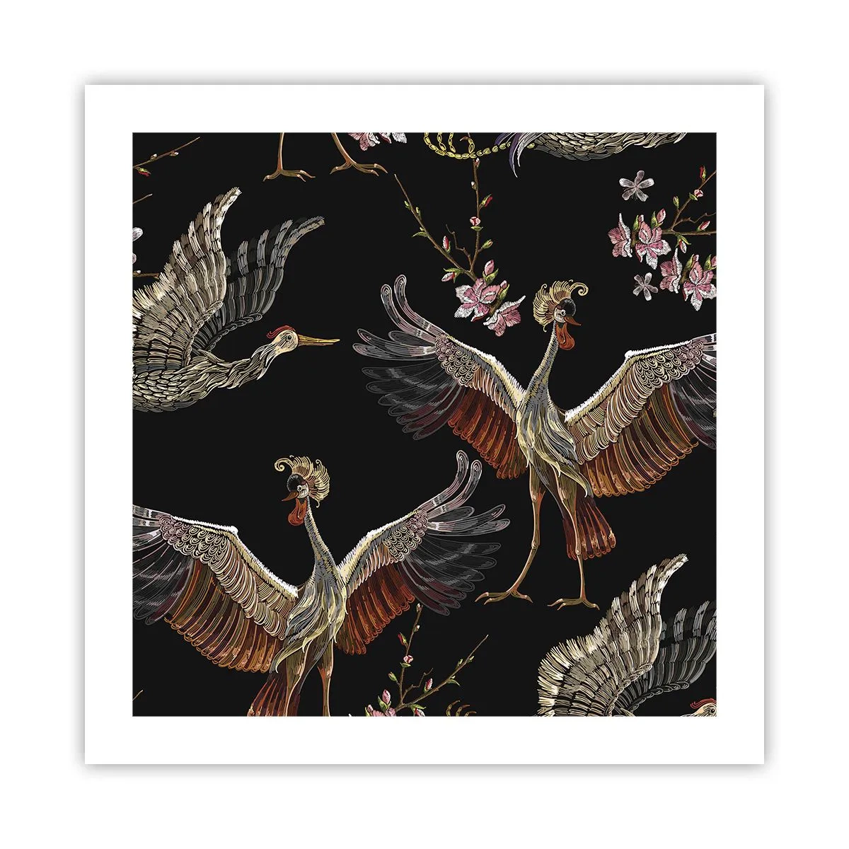Poster - Märchenvogel - 50x50 cm