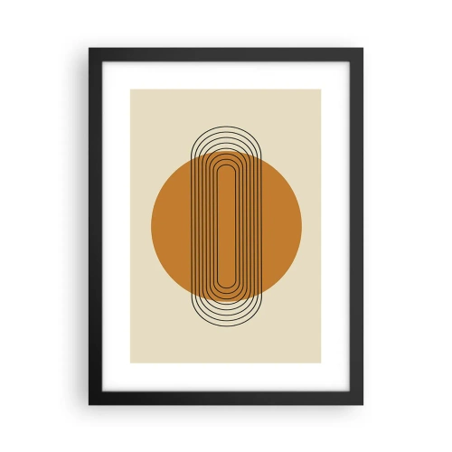 Poster in einem schwarzem Rahmen - Perfekter Plan - 30x40 cm