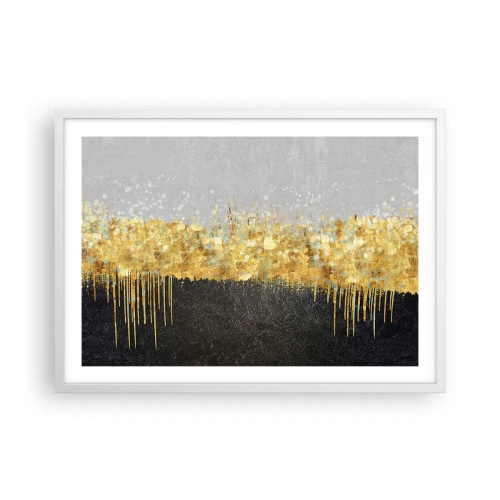 Poster in einem weißen Rahmen - Nach innen und nach oben - 70x50 cm