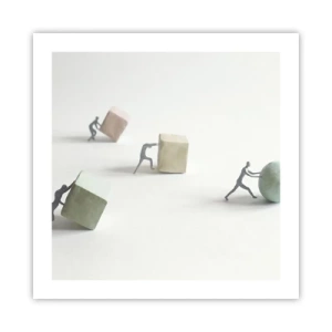 Poster - Pures Leben - 50x50 cm