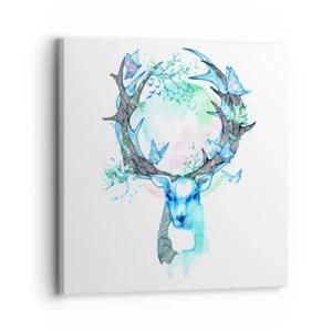 Bild auf Leinwand - Leinwandbild - Die Kraft und Feinheit der Natur - 30x30 cm