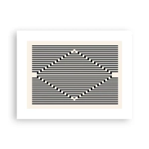 Poster - Geometrische Illusion - 40x30 cm