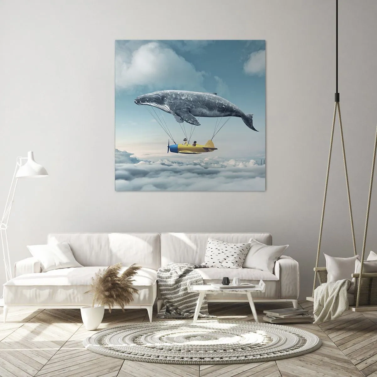 Bild auf Leinwand - Leinwandbild - Warum nicht? - 30x30 cm