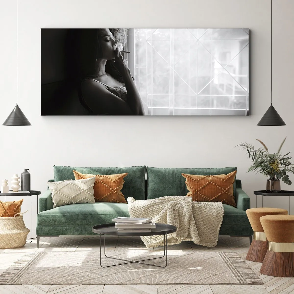 Bild auf Leinwand - Leinwandbild - Sinnlicher Moment - 100x40 cm