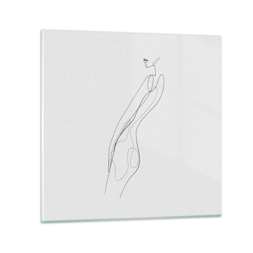 Glasbild - Bild auf glas - Bloß ein Versprechen - 70x70 cm