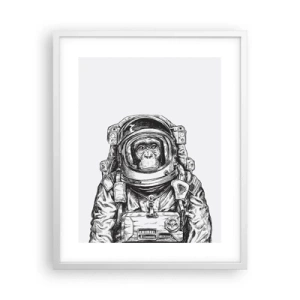 Poster in einem weißen Rahmen - Alternative Evolution - 40x50 cm