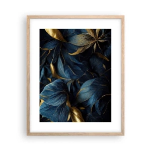 Poster in einem Rahmen aus heller Eiche - Mit Gold gefüttert - 40x50 cm
