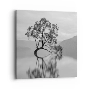 Bild auf Leinwand - Leinwandbild - Es gibt so ein Land - 30x30 cm