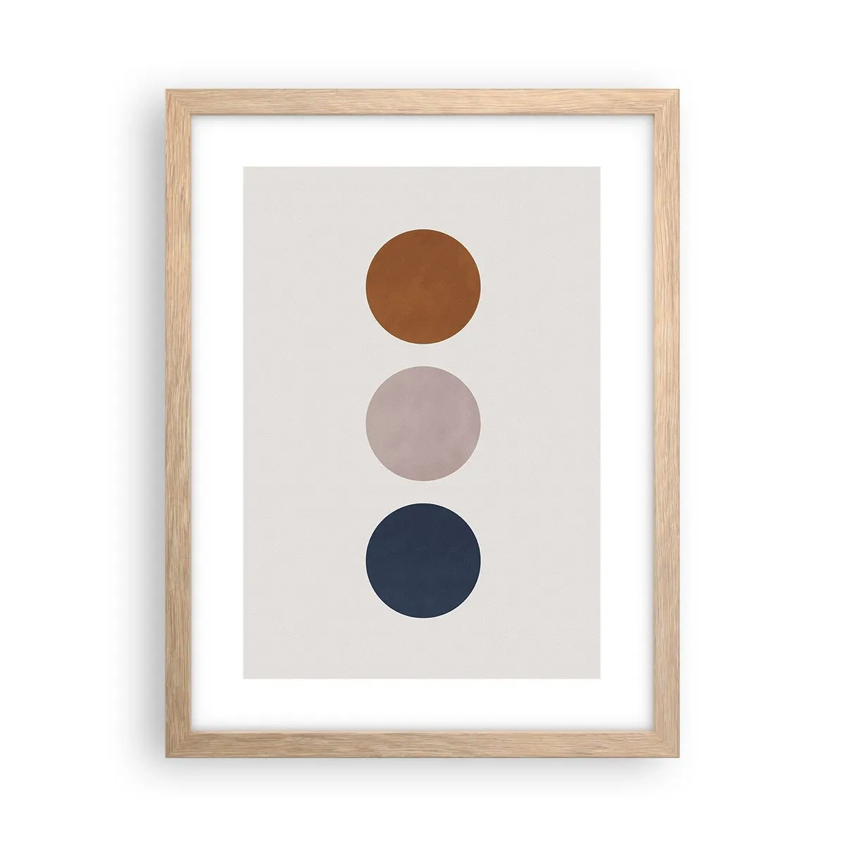 Poster in einem Rahmen aus heller Eiche - Ein Symbol für Exzellenz - 30x40 cm