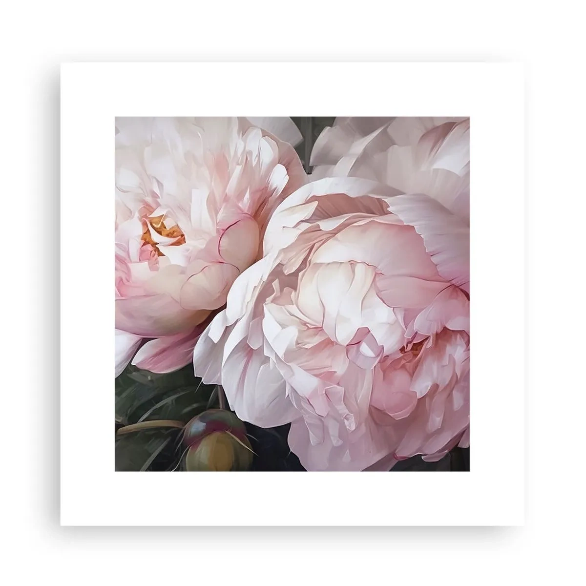 Poster - In der Blüte angehalten - 30x30 cm