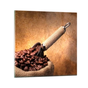 Glasbild - Bild auf glas - An der Quelle des Geschmacks - 70x70 cm