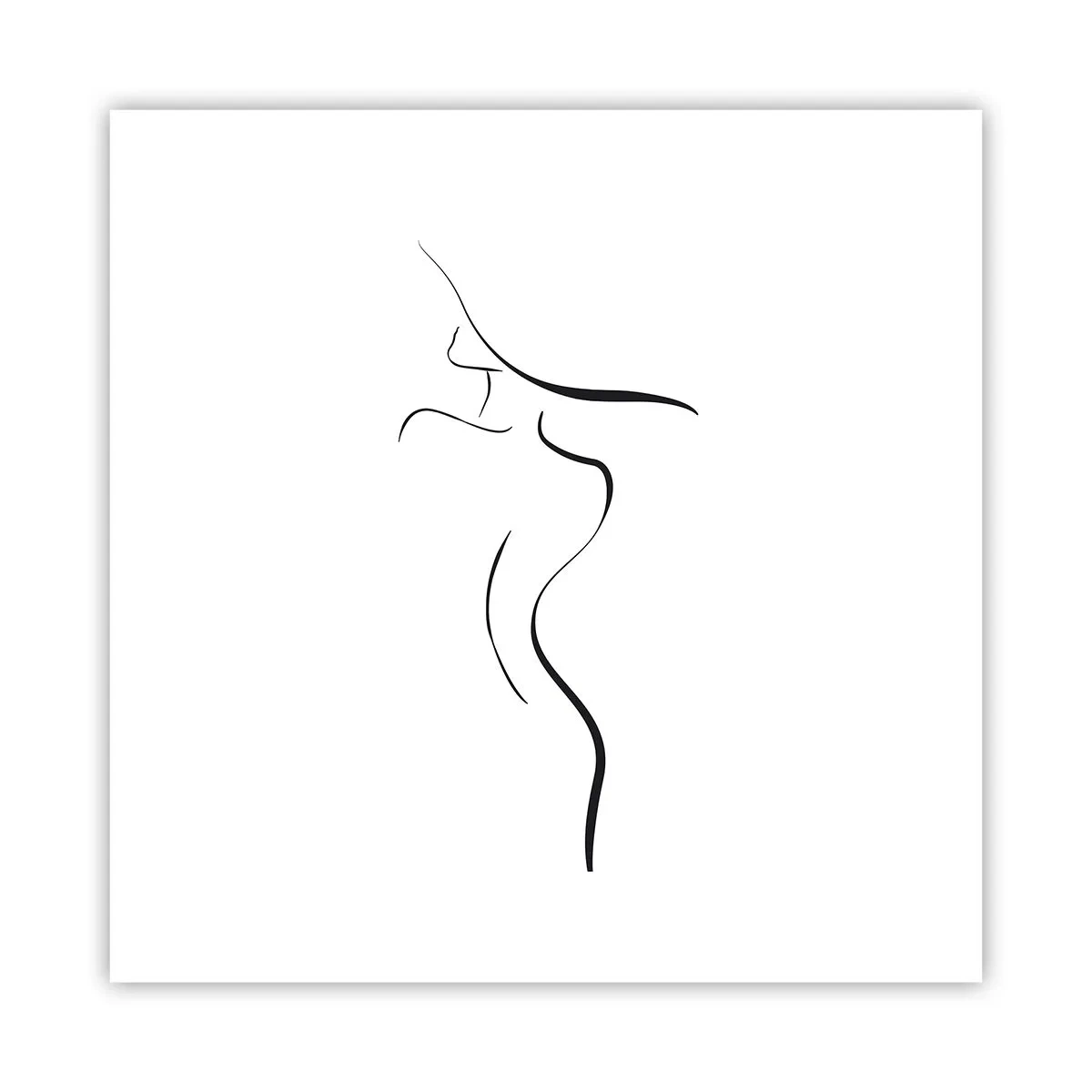 Poster - Flüchtig wie eine Welle - 40x40 cm