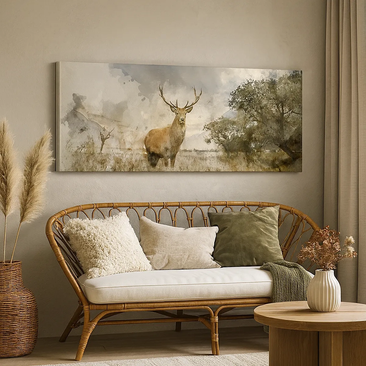 Bild auf Leinwand - Leinwandbild - Würde – Stärke – Würde - 30x30 cm