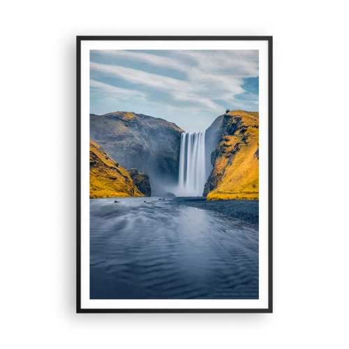 Poster in einem schwarzem Rahmen - Ewige Dauer, ewige Bewegung - 70x100 cm