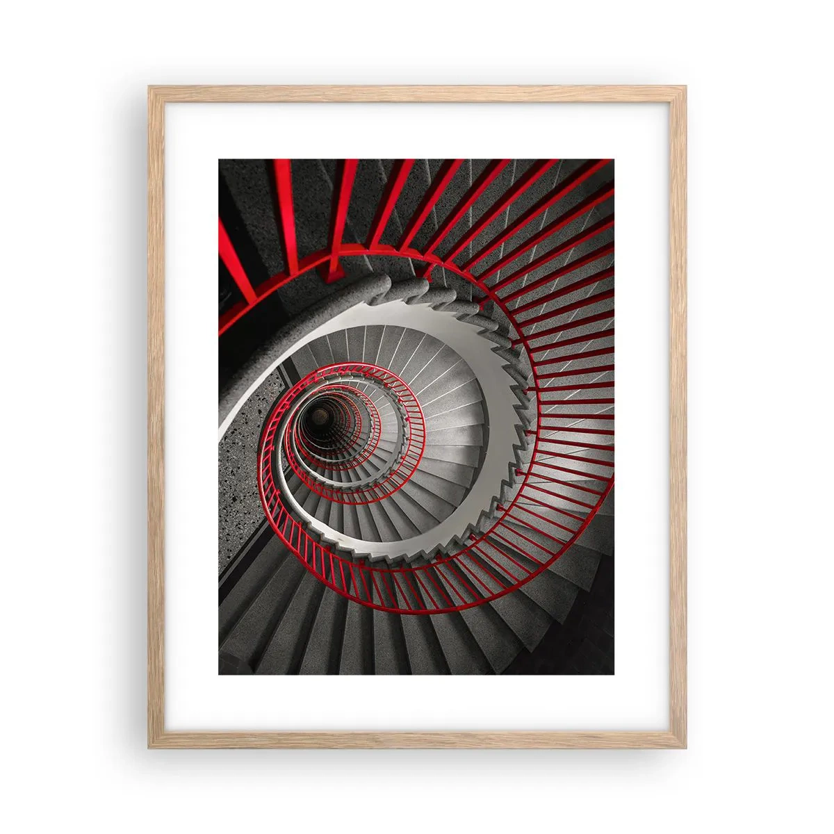Poster in einem Rahmen aus heller Eiche - Architekturspaß - 40x50 cm