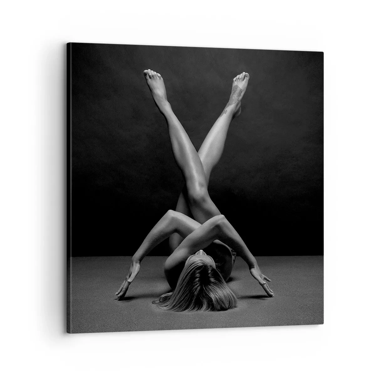 Bild auf Leinwand - Leinwandbild - Die Geometrie der Nacktheit - 60x60 cm
