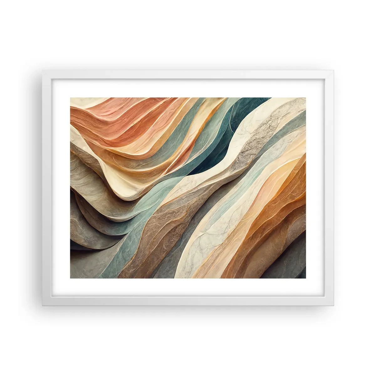 Poster in einem weißen Rahmen - Moment vor der Veränderung - 50x40 cm