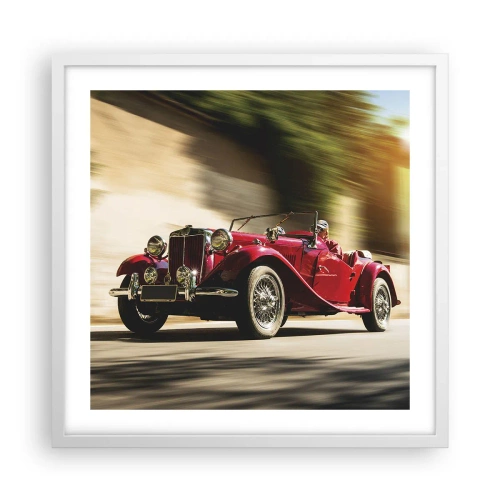 Poster in einem weißen Rahmen - Schöner als Nike von Samothrake - 50x50 cm