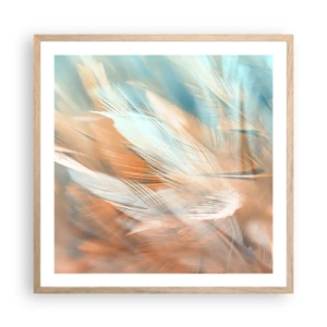 Poster in einem Rahmen aus heller Eiche - Im Land der Sanftmut - 60x60 cm