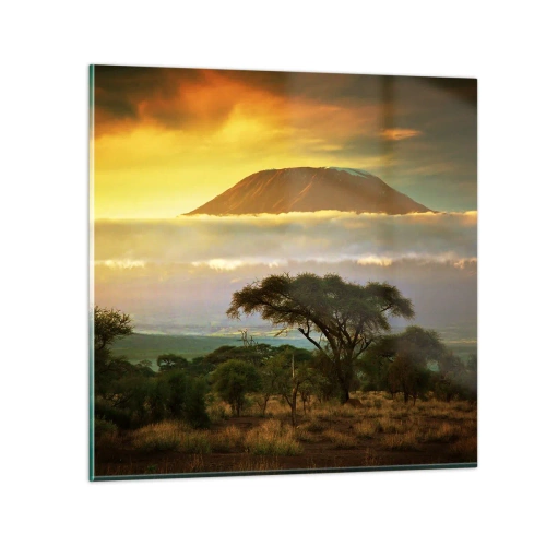 Glasbild - Bild auf glas - Ein Reisetraum - 70x70 cm