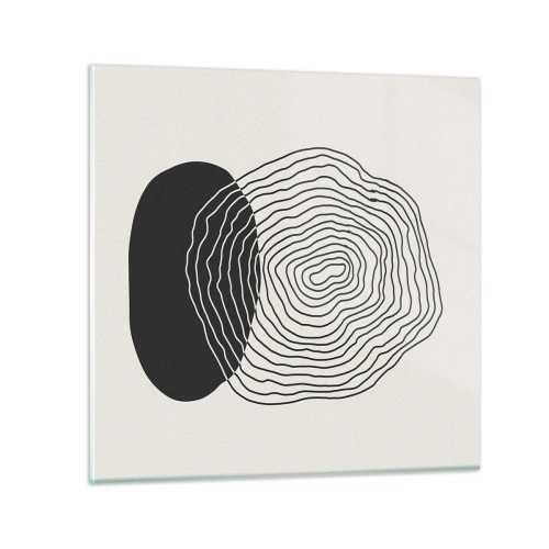 Glasbild - Bild auf glas - Dauer und Schwingung - 30x30 cm